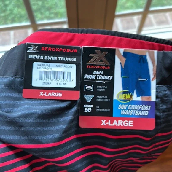 NWT ZeroXposur Men’s Swim Trunks - Picture 7 of 8